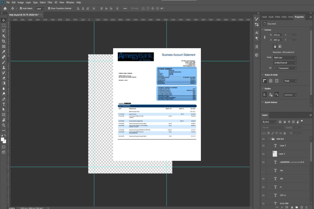 Amegy Corporation Relevé de compte de l'organisation bancaire Modèle Word et PDF template